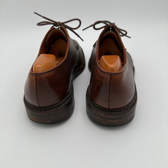 Ashdown Brown Leather Oxford Dress Shoe Size US 6.5 E main image 6